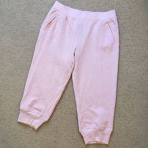 ATM Cropped Sweatpants Blush New Size Small